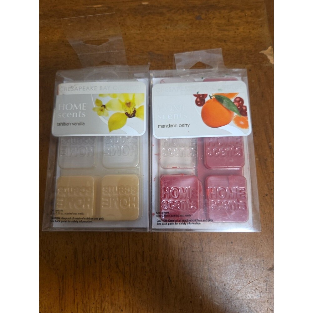 Chesapeake Bay Candle Scented Wax Melts Tahitian Vanilla (2) Mandarin Berry (3)